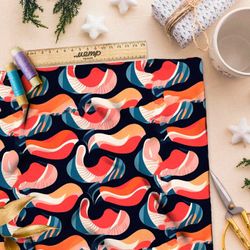 Ткань премиум дюспо призрачные перекаты облаков