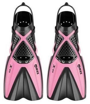 Ласты регулируемые Mares X-One JR черный/розовый