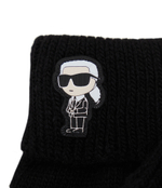 Перчатки k/ikonik 2.0 knit ff Karl Lagerfeld - черный(236W3608)