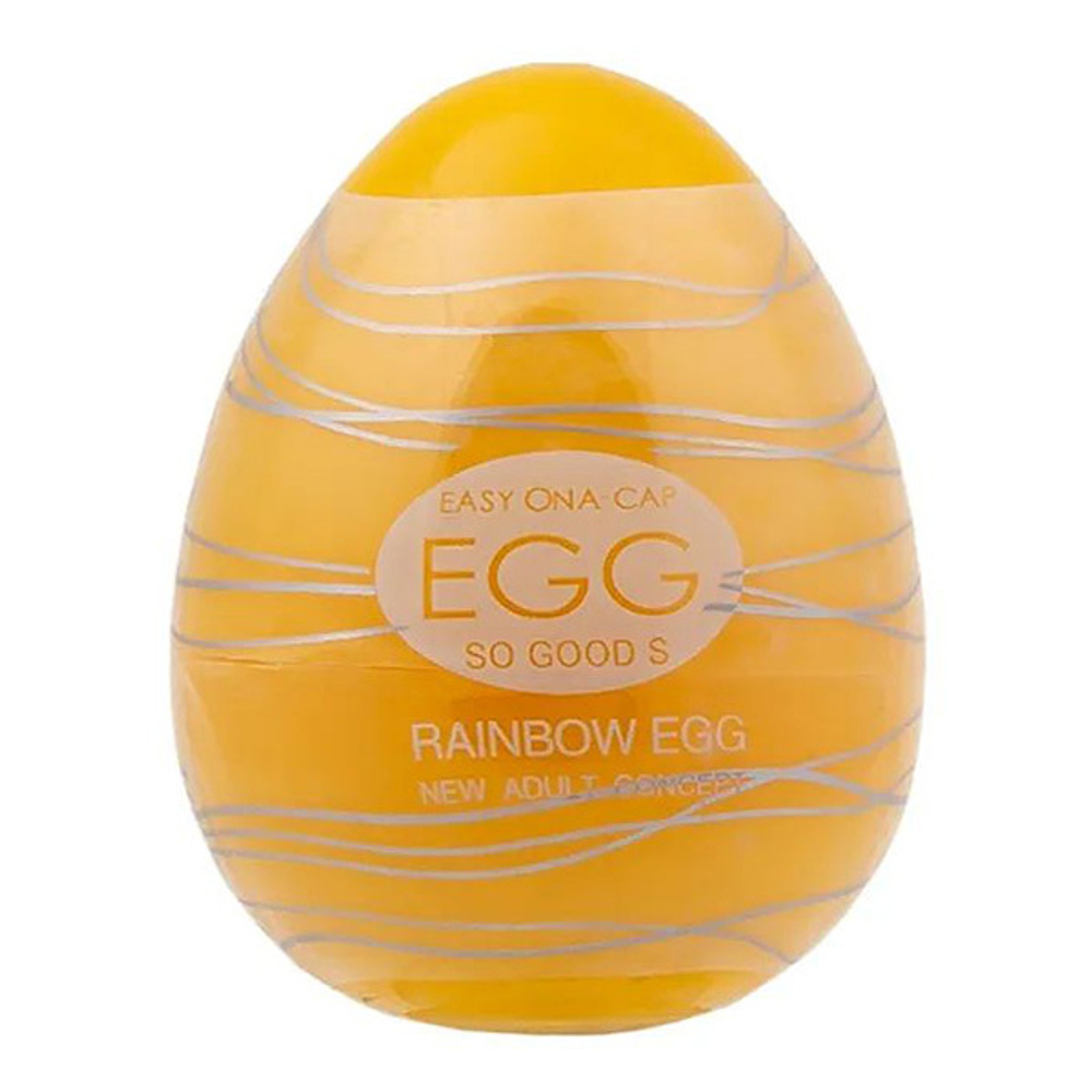 Мастурбатор-яйцо OYO Rainbow Yellow