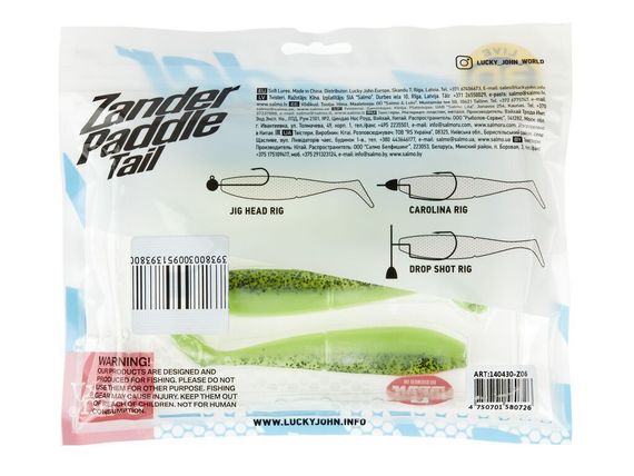 Виброхвосты LJ 3D Series Zander Paddle Tail 4.8in (12.00)/Z06 4шт.