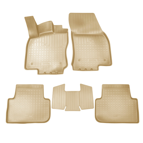 Ковры в салон Norplast/Unidec для Volkswagen Tiguan II (2016-)Полиуретан,Бежевый, арт.NPA11-C95-653-B