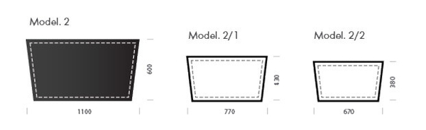 Коврик для стола, кожа натуральная Модель 2.