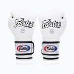 Боксёрские перчатки Fairtex Heavy Hitter's Mexican Style white/blue