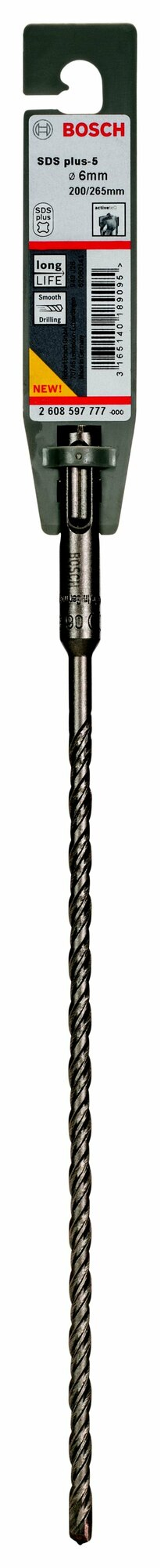 Бур BOSCH SDS+ 6х200х265мм (2608597777)