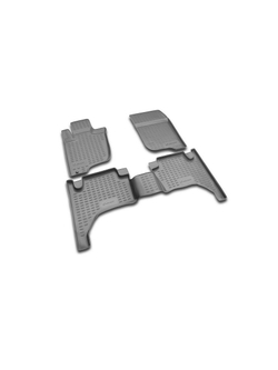 Коврики в салон для MITSUBISHI L-200 IV 2005-2015, 4 шт. (полиуретан) NLC.35.15.210
