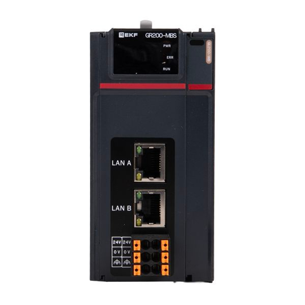 Модуль сетевой удалённого расширения ввода и вывода Modbus TCP GR200-MBS D-CARD EKF