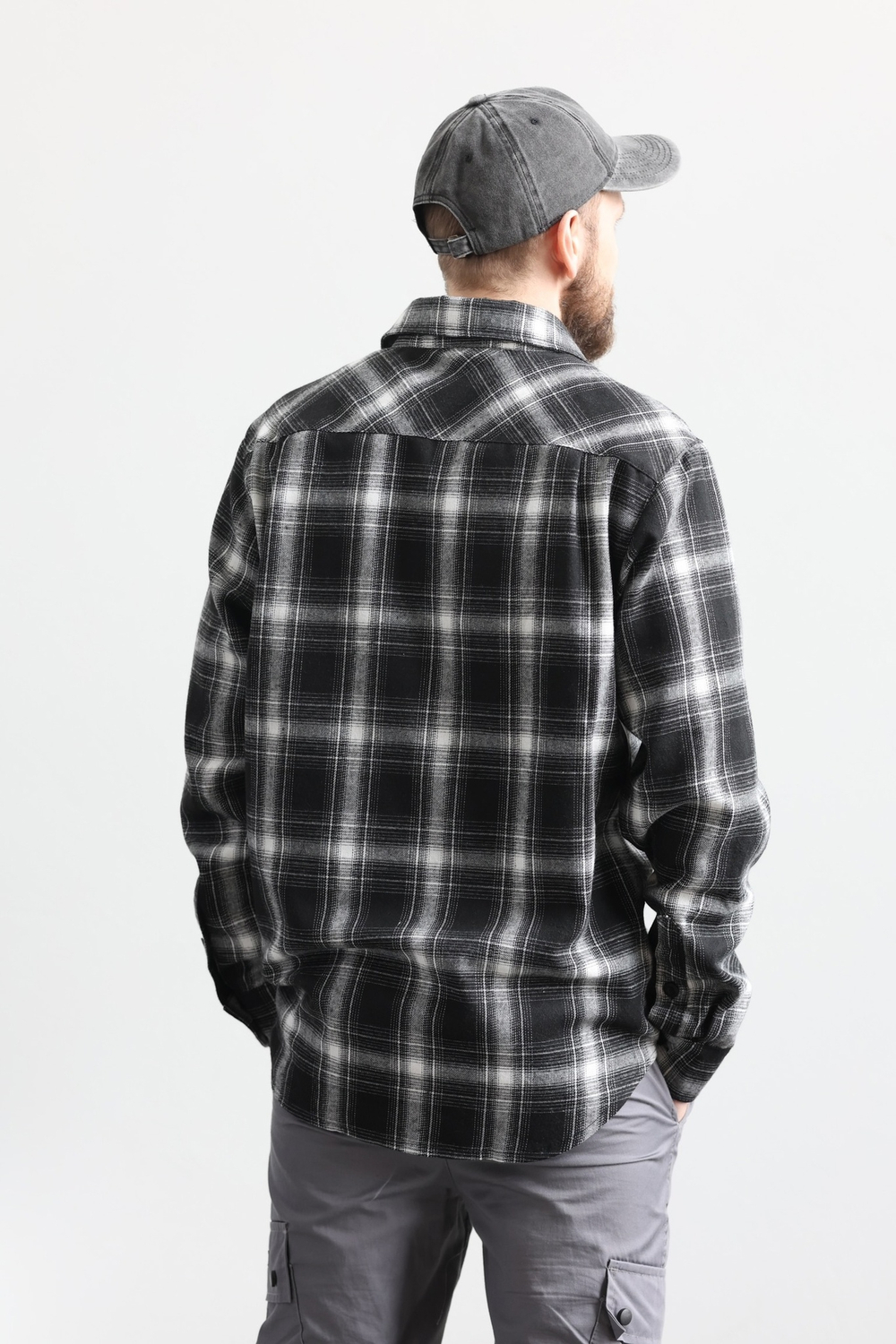 Рубашка BLK CROWN Lumberjack Black / Grey