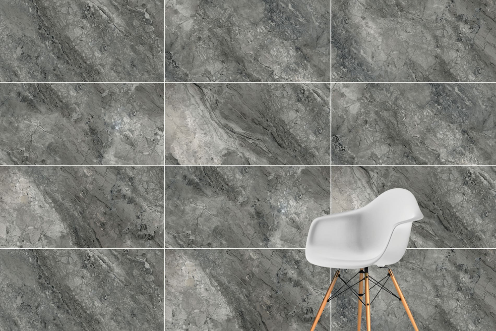 60x120 MarbleSet Иллюжн Темно-серый Лаппато R9