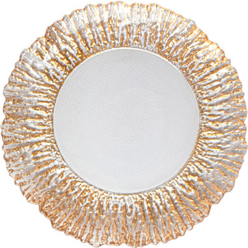 Тарелка закусочная"Bohemia gold" 21см