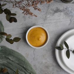 Соусник 40 мл d 7,1 см h2 см круглый белый фарфор P.L. Proff Cuisine [6]