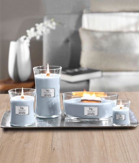 Прибрежный нероли, ароматическая свеча, WoodWick