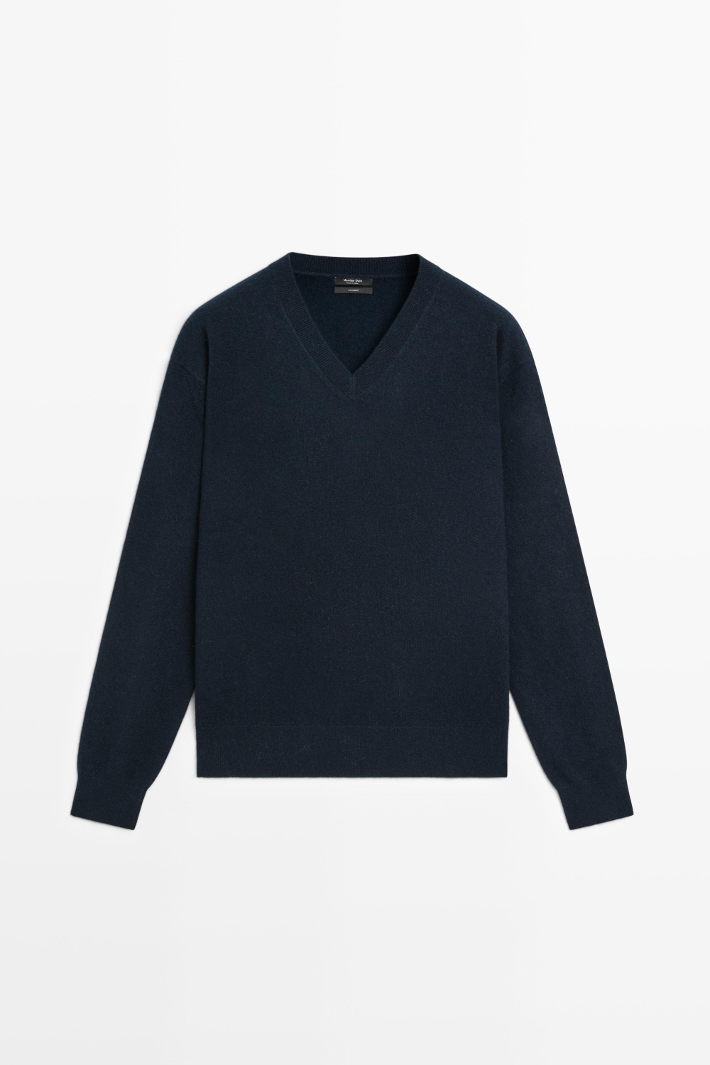 Massimo Dutti Свитер из 100% кашемира, глубокий синий