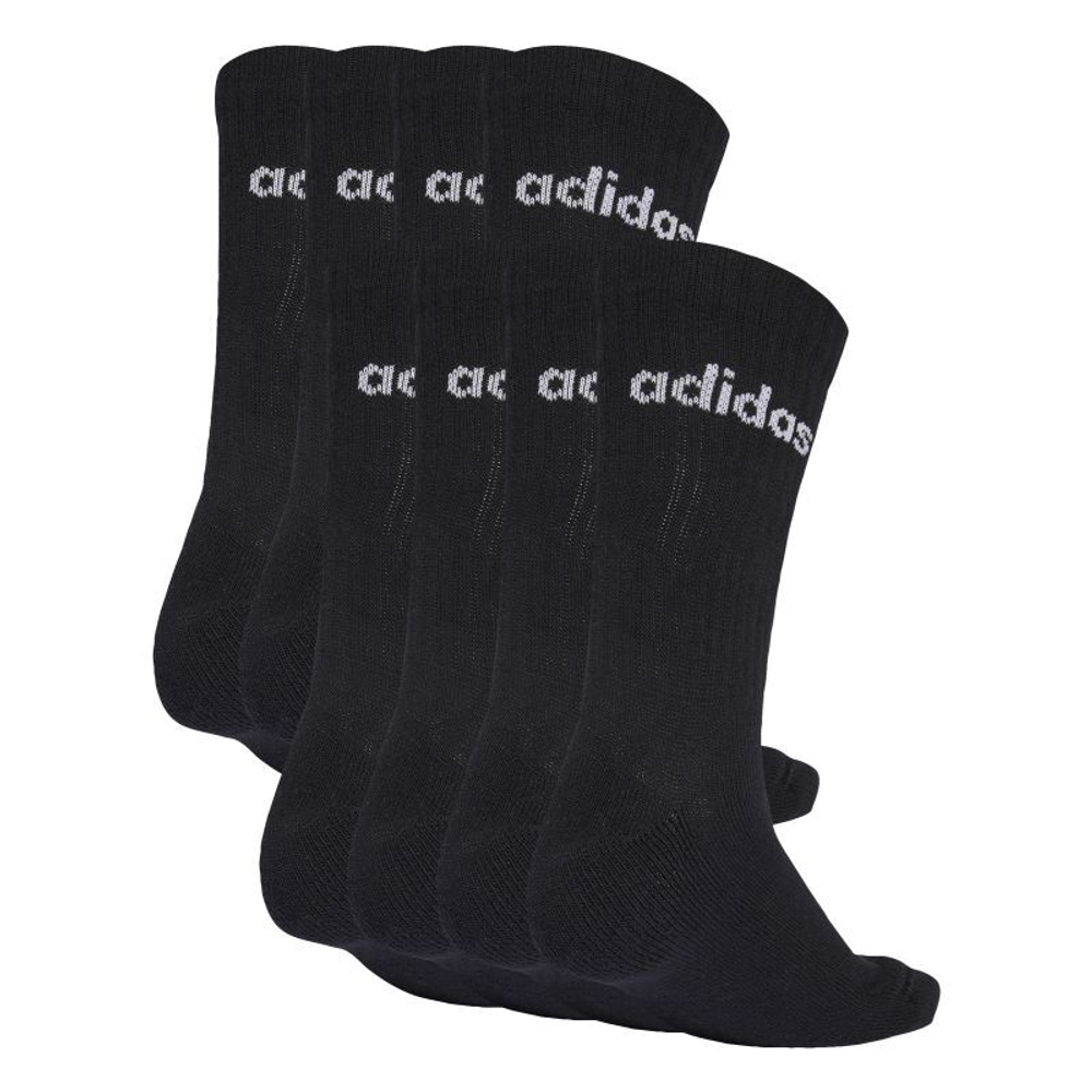 Теннисные носки Adidas Linear Cushioned High 10P - black/white