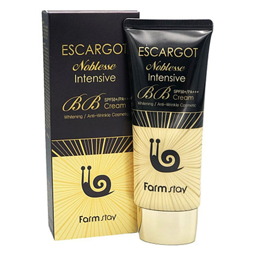 FarmStay ББ-крем для лица с муцином королевской улитки - Escargot noblesse intensive Bb cream, 50г