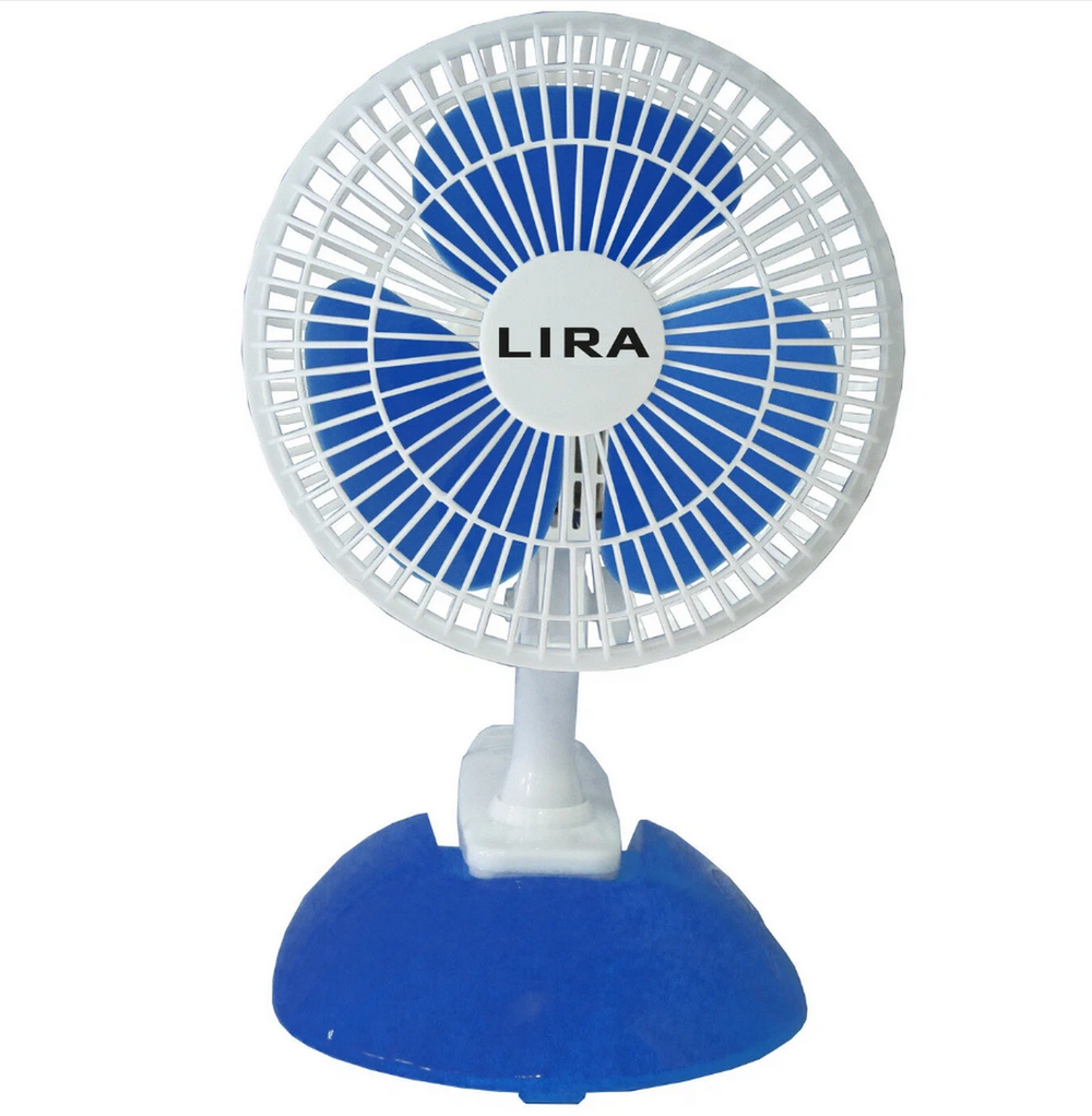 Вентилятор настольный LIRA LR 1102 (прищепка+подставка)