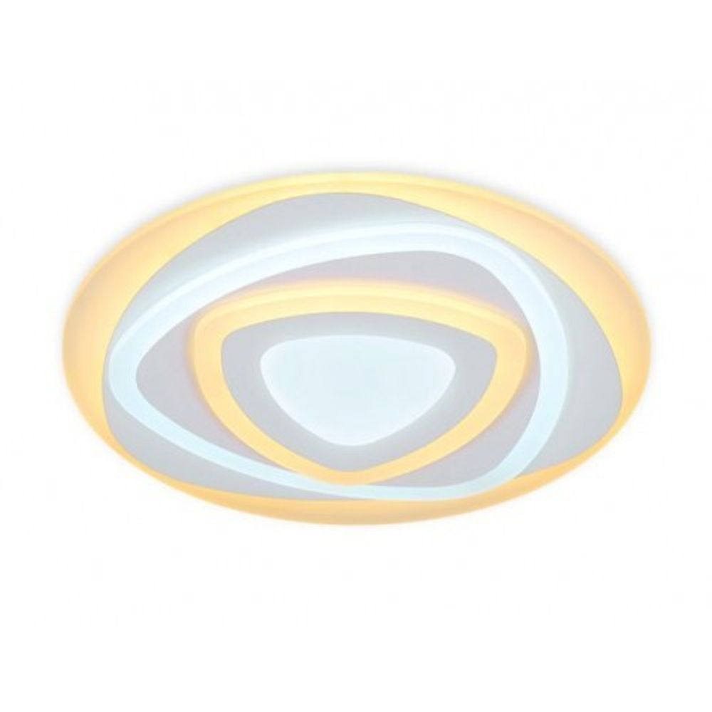 Потолочный светодиодный светильник с пультом FA804 WH белый 140W 500*500*60 (ПДУ РАДИО 2.4)
