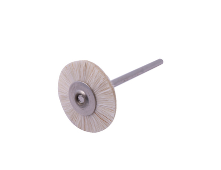 Крацовка радиальная щетинная (белая, диаметр 19 мм, мягкая)