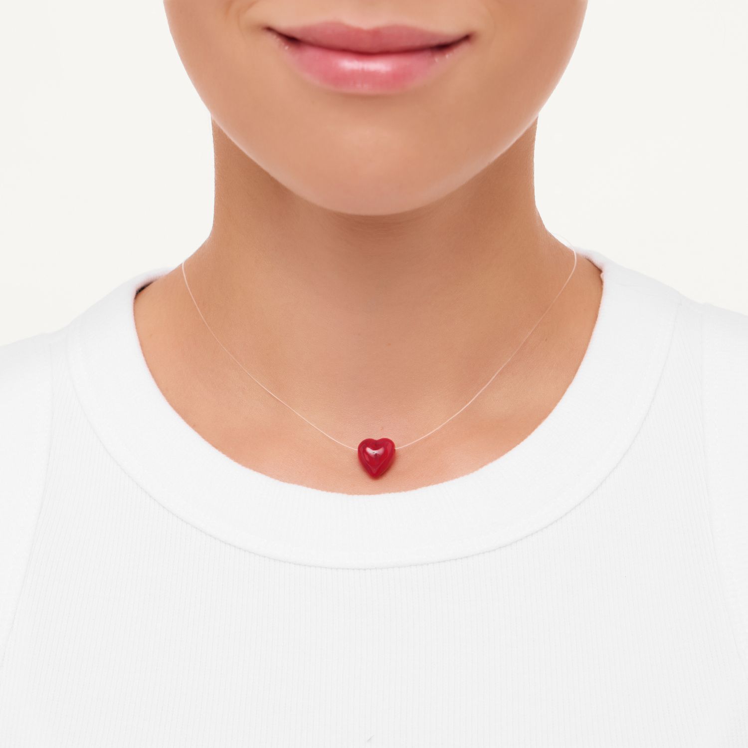 Колье Heart Of Glass Necklace