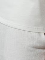 Футболка хлопковая Totemic Clo , базовая, белая