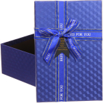 Коробка подарочная «Момент» 21*14*8 см, синий