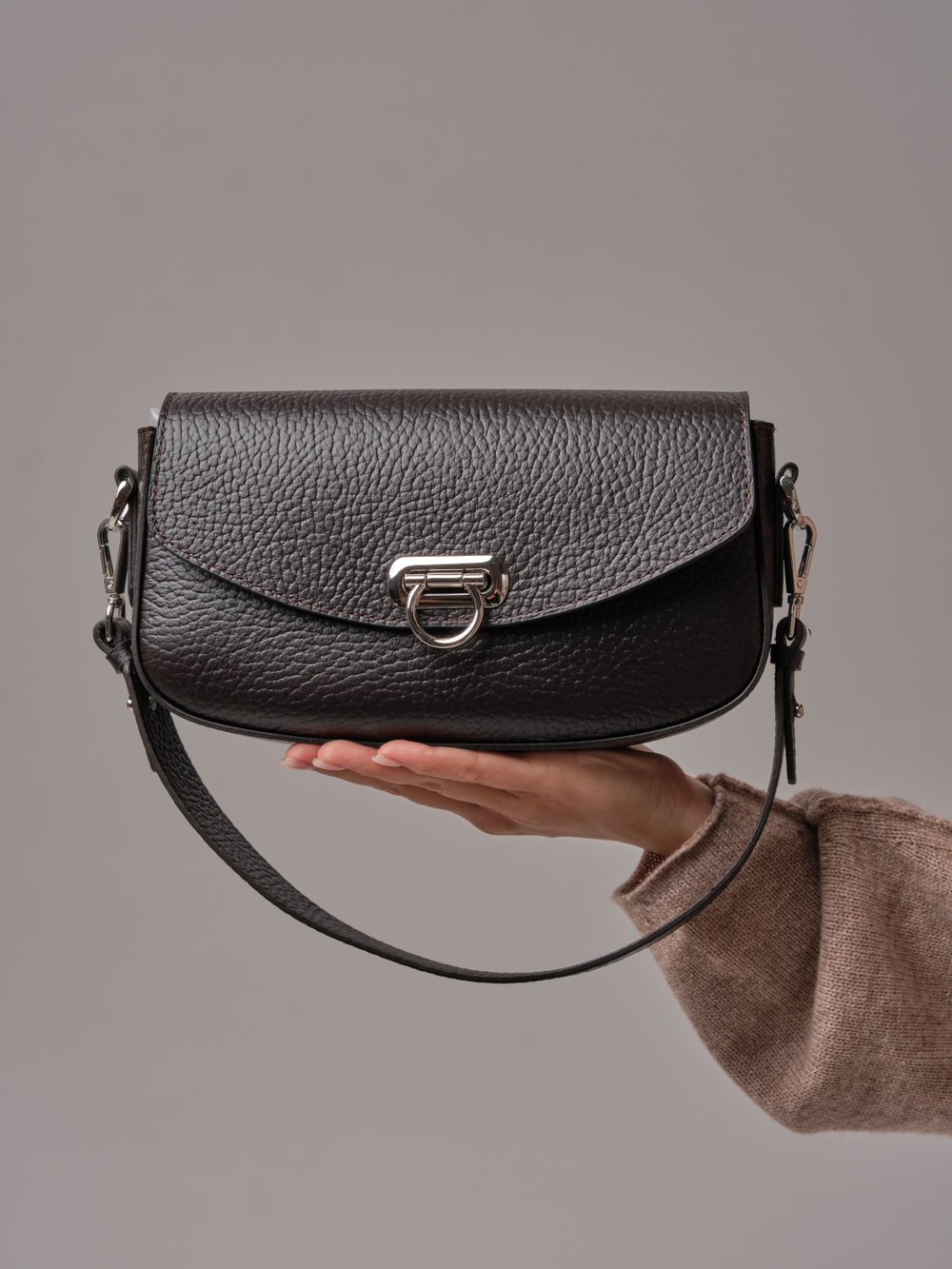 Сумка кросс-боди Azaro 31049 темно-коричневый соло