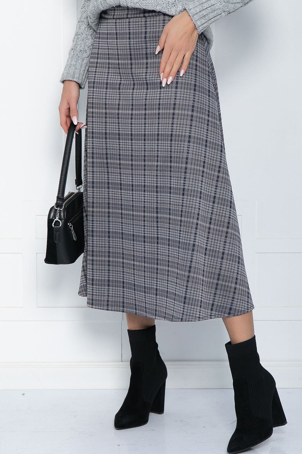 Юбка Дакота (серая) Ю12163 LT Collection