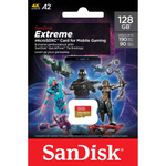Карта памяти SanDisk Extreme 128GB microSDXC 3 V30 A2, R/W 190/90 МБ/с