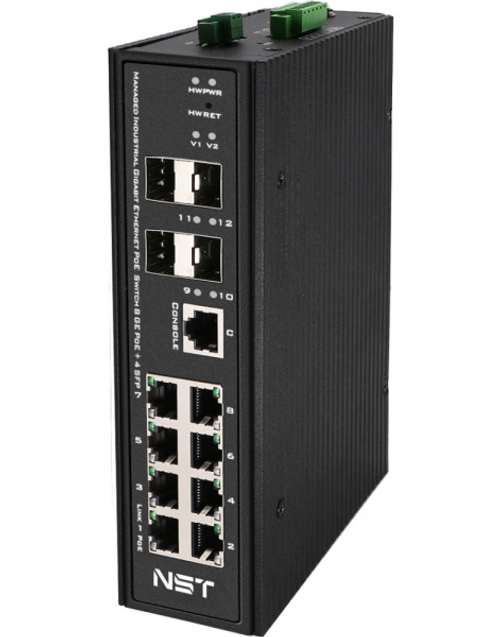 Коммутатор промышленный NST NS-SW-8G4G-SPL/IM