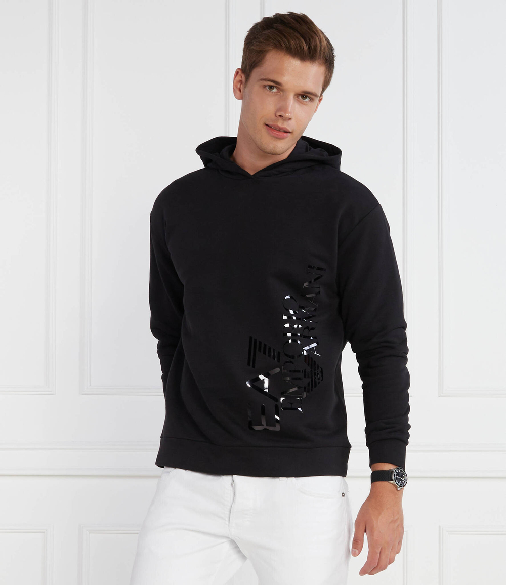 Худи EA7 - черный(6RUM79 TJRRZ)