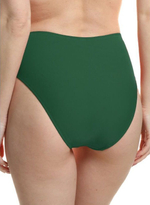 Раздельный купальник Valery: лиф-фашия и высокие плавки (Размер: B/L) (Цвет: зеленый)