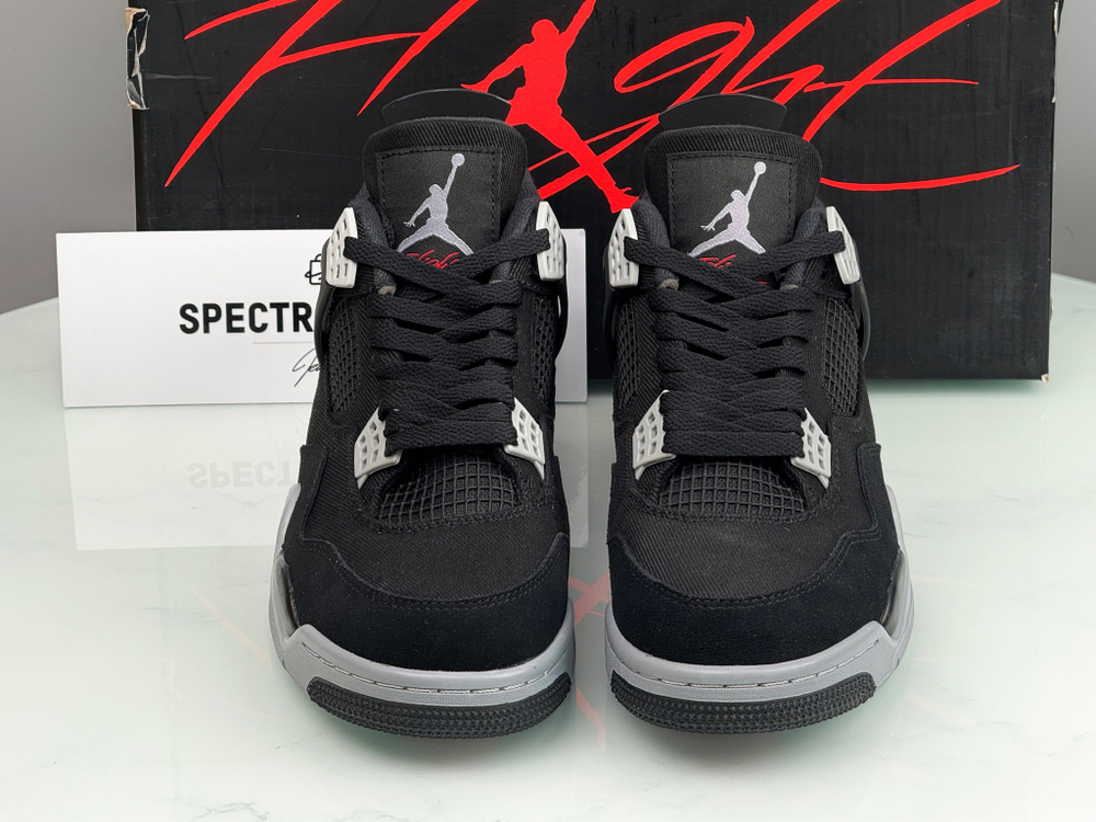 Air Jordan 4 SE Black Canvas