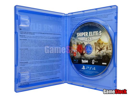 PS4 Sniper Elite 5 Б/У (Русские субтитры) CUSA-16075