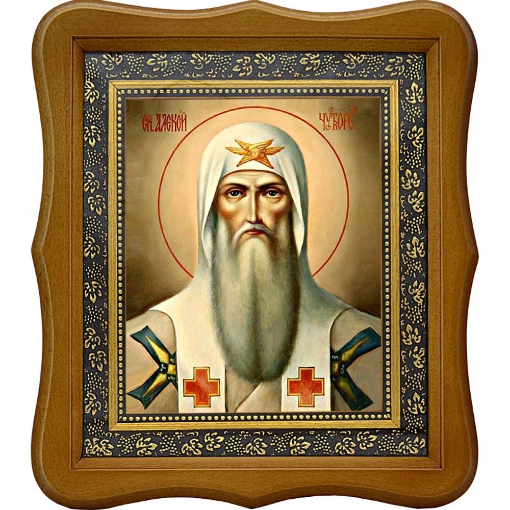 Алексий Святитель, митрополит Московский и Всея Руси. Икона на холсте.