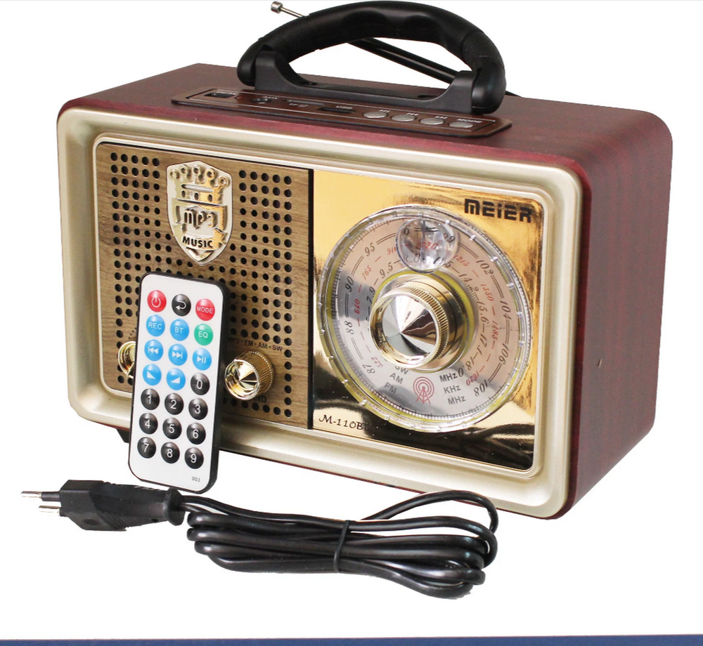 Радиоприемник в стиле ретро с MP3 плеером Meier M-110BT Bluetooth