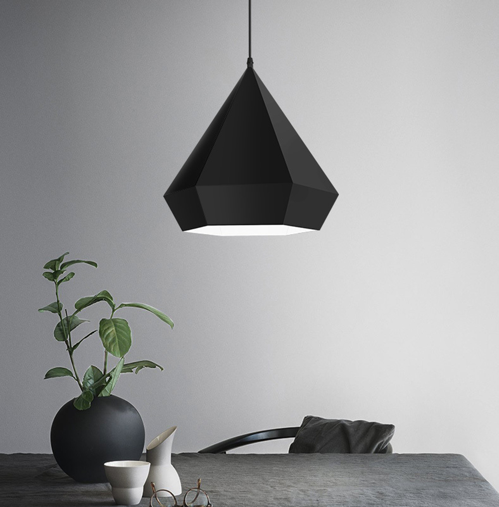 Pendant design lamp  Diamond by NEO/CRAFT (Silver)