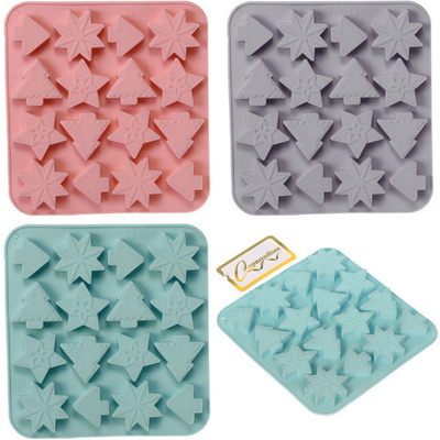 Форма силиконовая «Новогодняя ночь» 17*16*1см