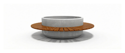 Лавочка круглая "Массив"