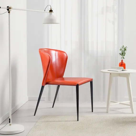 Стул Albert красная кожа