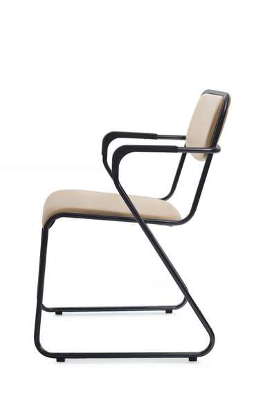 Кресло Никс Плюс RCH OMKL-04B Бежевый/Металл Черный