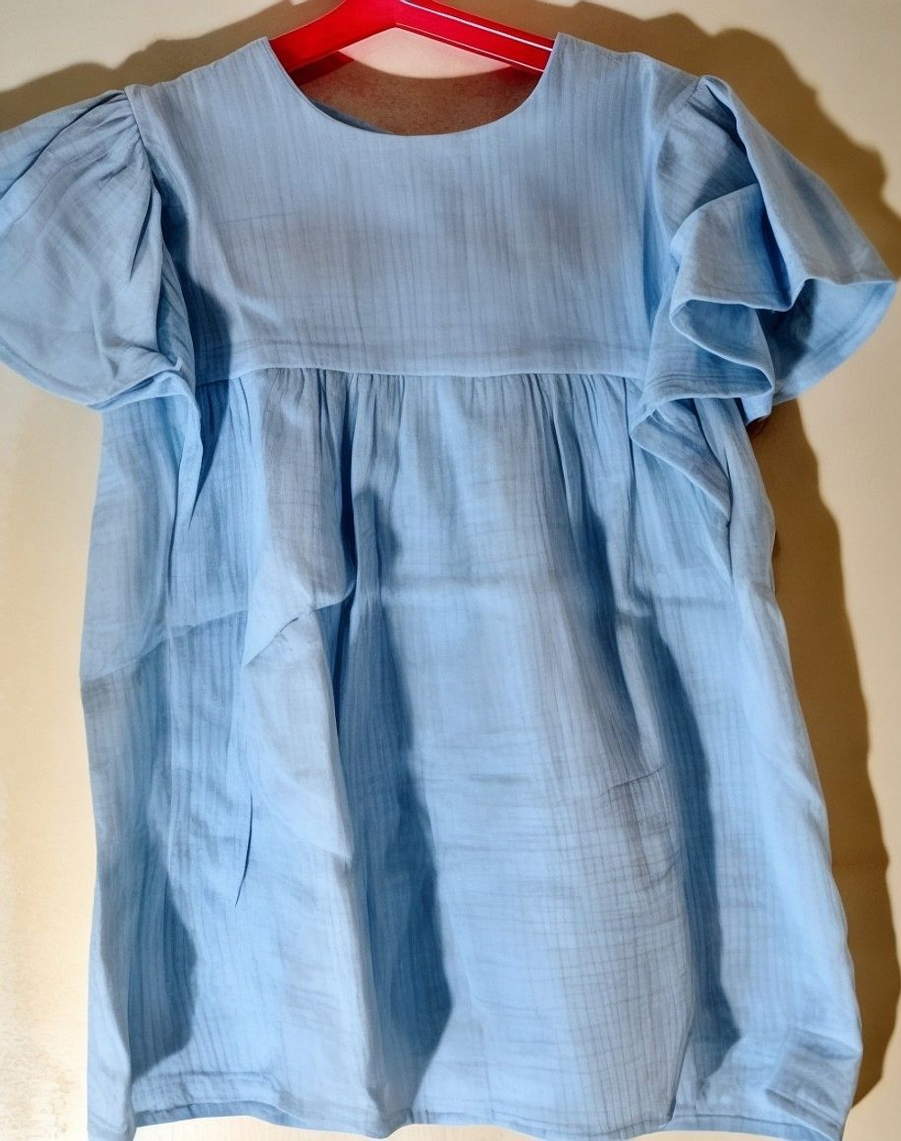 Детское платье, размер 30, цвет голубой