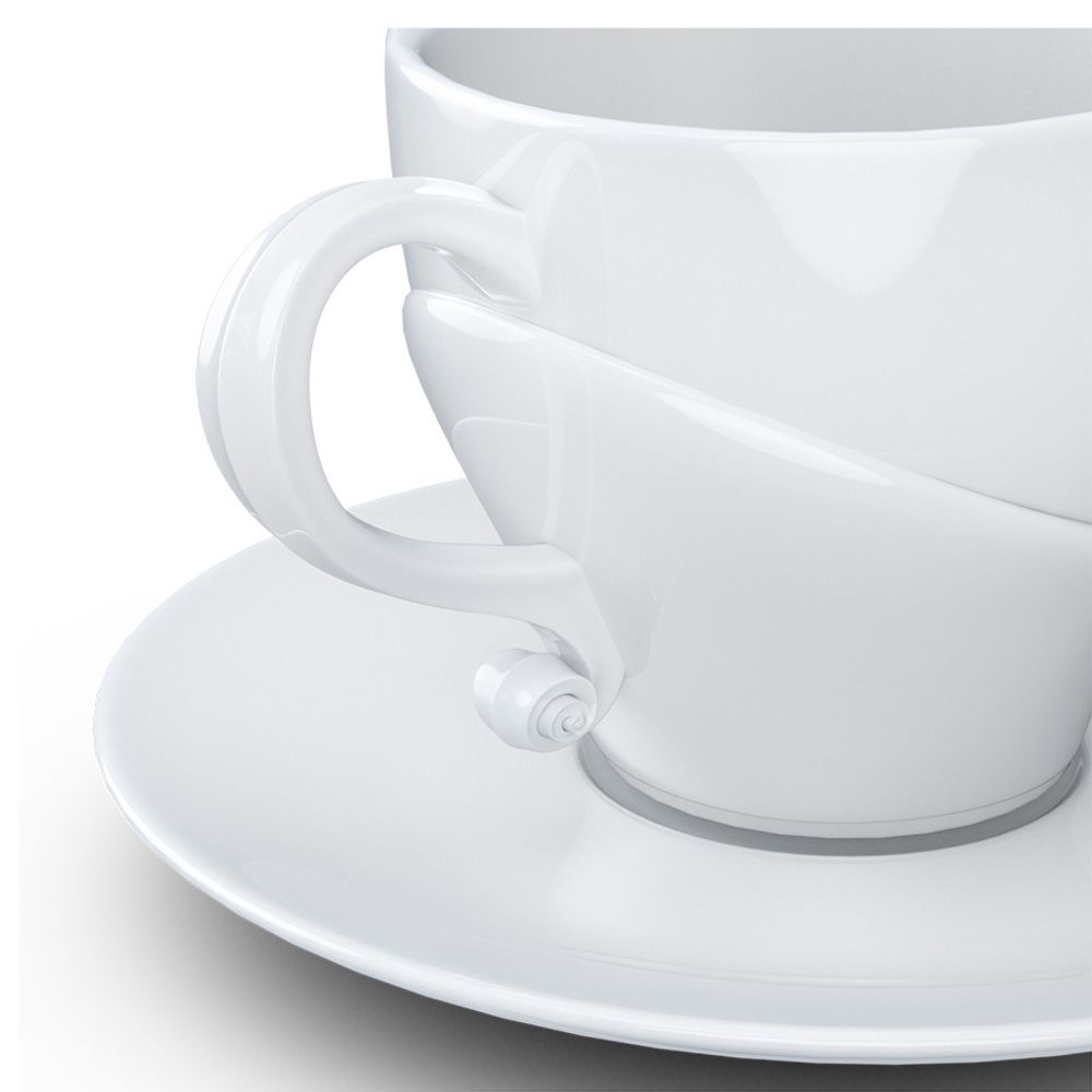 Чайная пара Talent, Wolfgang Amadeus Mozart, 260 мл, белая