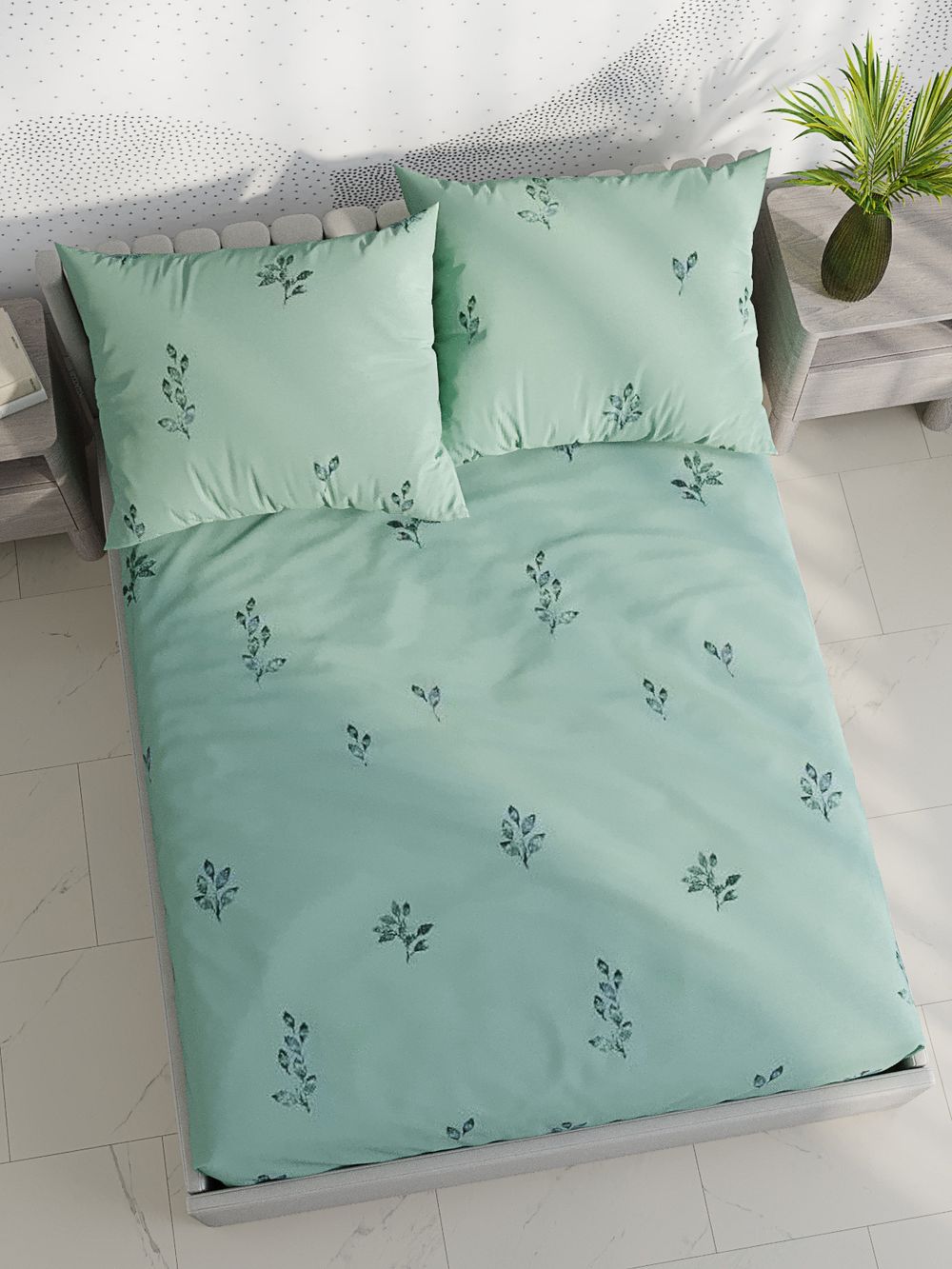 Постельное белье Сказка "Оливия/Оливия (компаньон)" евро   наволочки 50х70 2шт Простынь на резинке 180х200 см  Пододеяльник 200х215 см