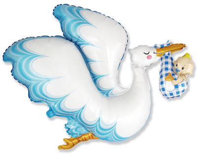 Аист голубой