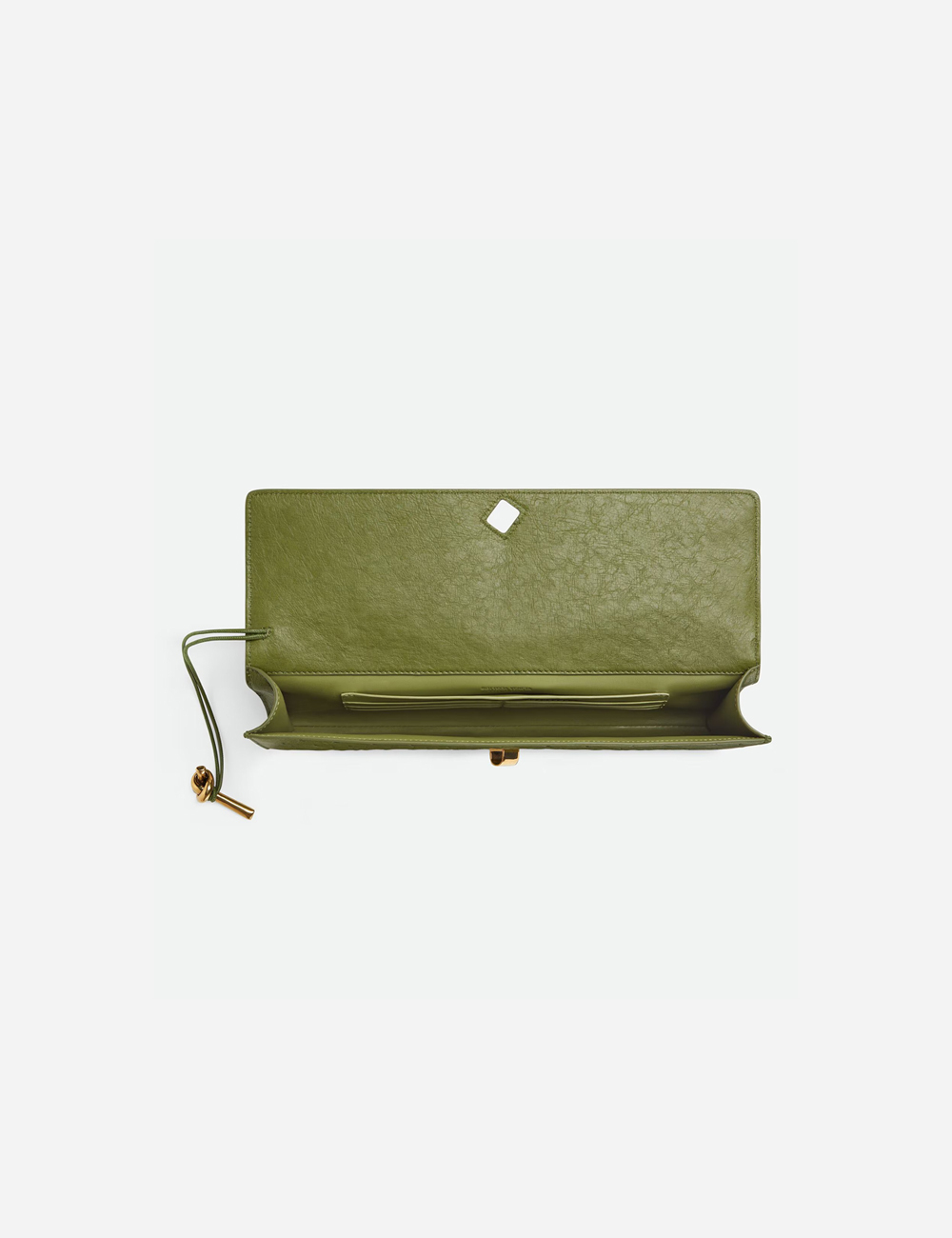 Клатч Bottega Veneta Andiamo Ostrich Matcha (805241V3RQ32498)