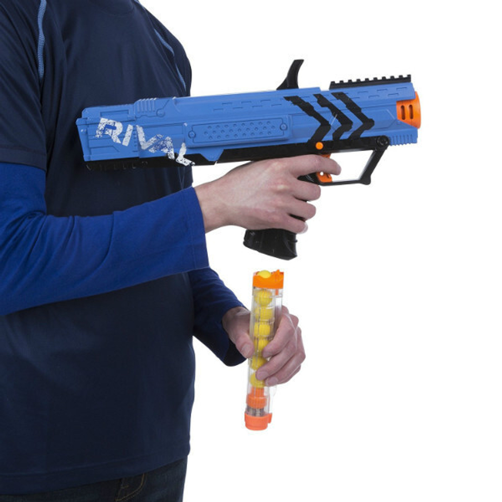 Nerf: Бластер Rival Аполло XV-700 (Apollo XV-700) (Синяя команда) Нерф B1619/B1595  — Rival Apollo XV-700 — Хасбро