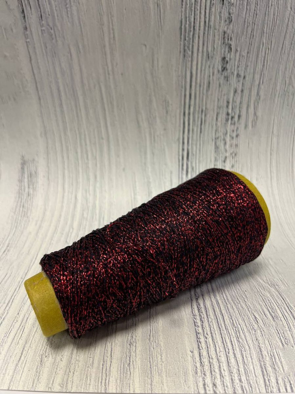 Пряжа хлопковая с люрексом