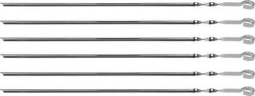 GRINDA Barbecue, 600 мм, 6 шт, в чехле, набор угловых шампуров (427751)