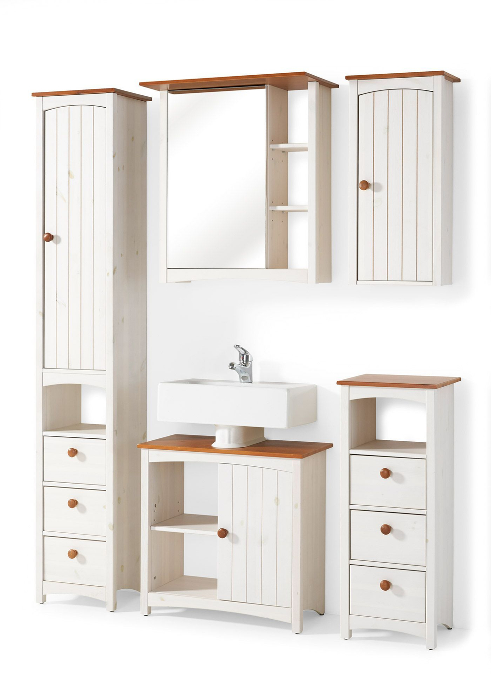 Шкаф навесной, 34х21х70, Паула, для ванной, правый, белый/черри, Dipriz