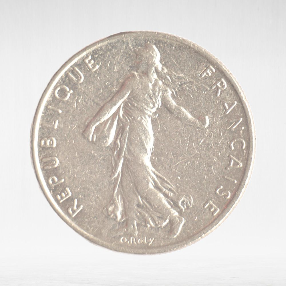 France, ½ Franc 1987 - Signature "O. Roty", VF
